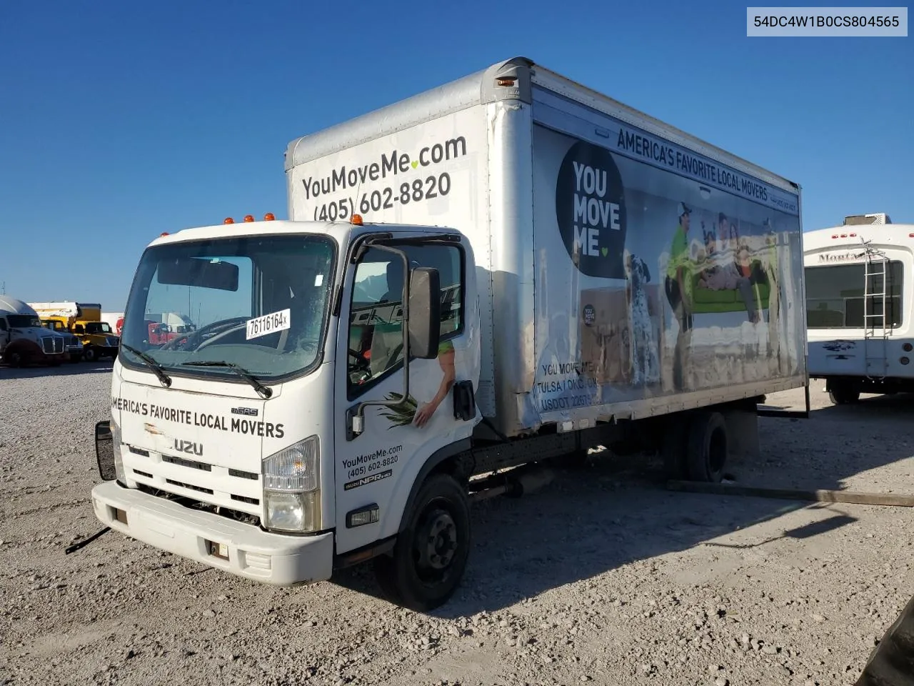 2012 Isuzu Npr Hd VIN: 54DC4W1B0CS804565 Lot: 76116164