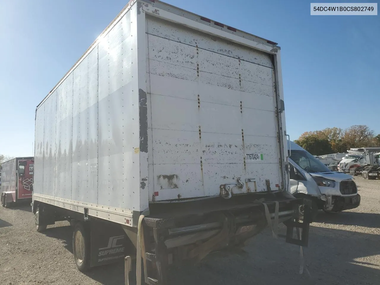 2012 Isuzu Npr Hd VIN: 54DC4W1B0CS802749 Lot: 77670424