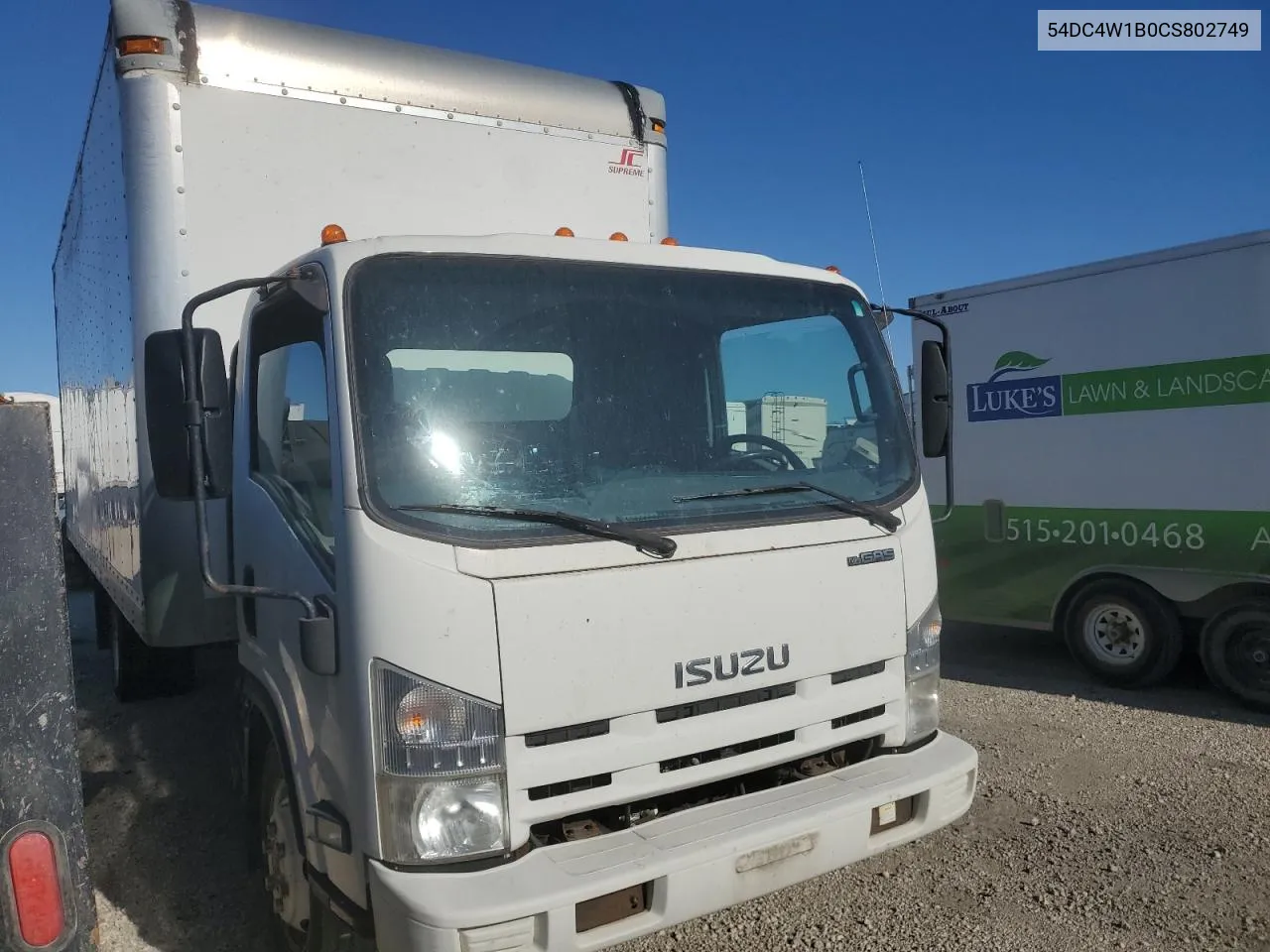 2012 Isuzu Npr Hd VIN: 54DC4W1B0CS802749 Lot: 77670424