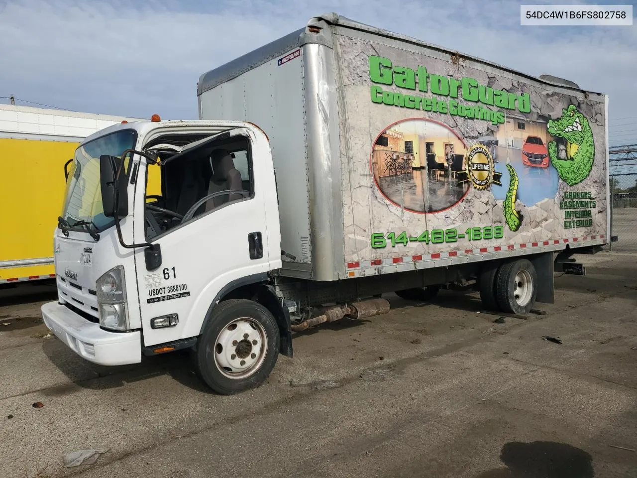 2015 Isuzu Npr Hd VIN: 54DC4W1B6FS802758 Lot: 72121374