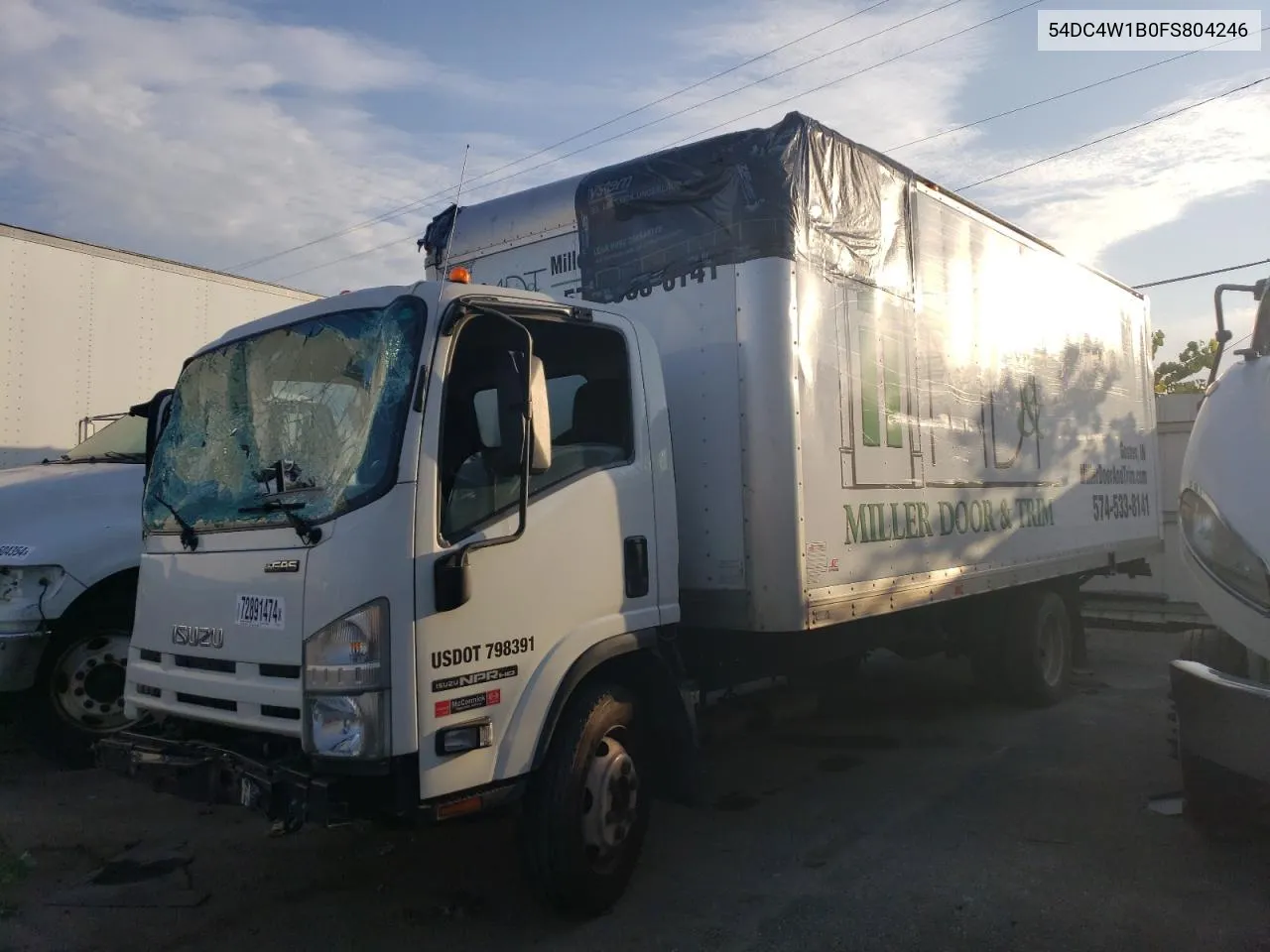 2015 Isuzu Npr Hd VIN: 54DC4W1B0FS804246 Lot: 72891474