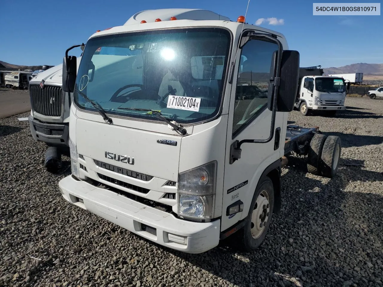 2016 Isuzu Npr Hd VIN: 54DC4W1B0GS810971 Lot: 71802104