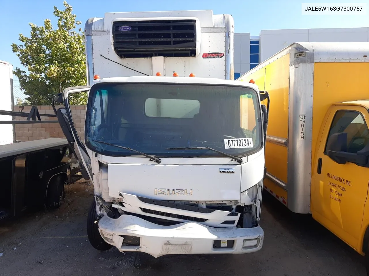 2016 Isuzu Nrr VIN: JALE5W163G7300757 Lot: 75965384