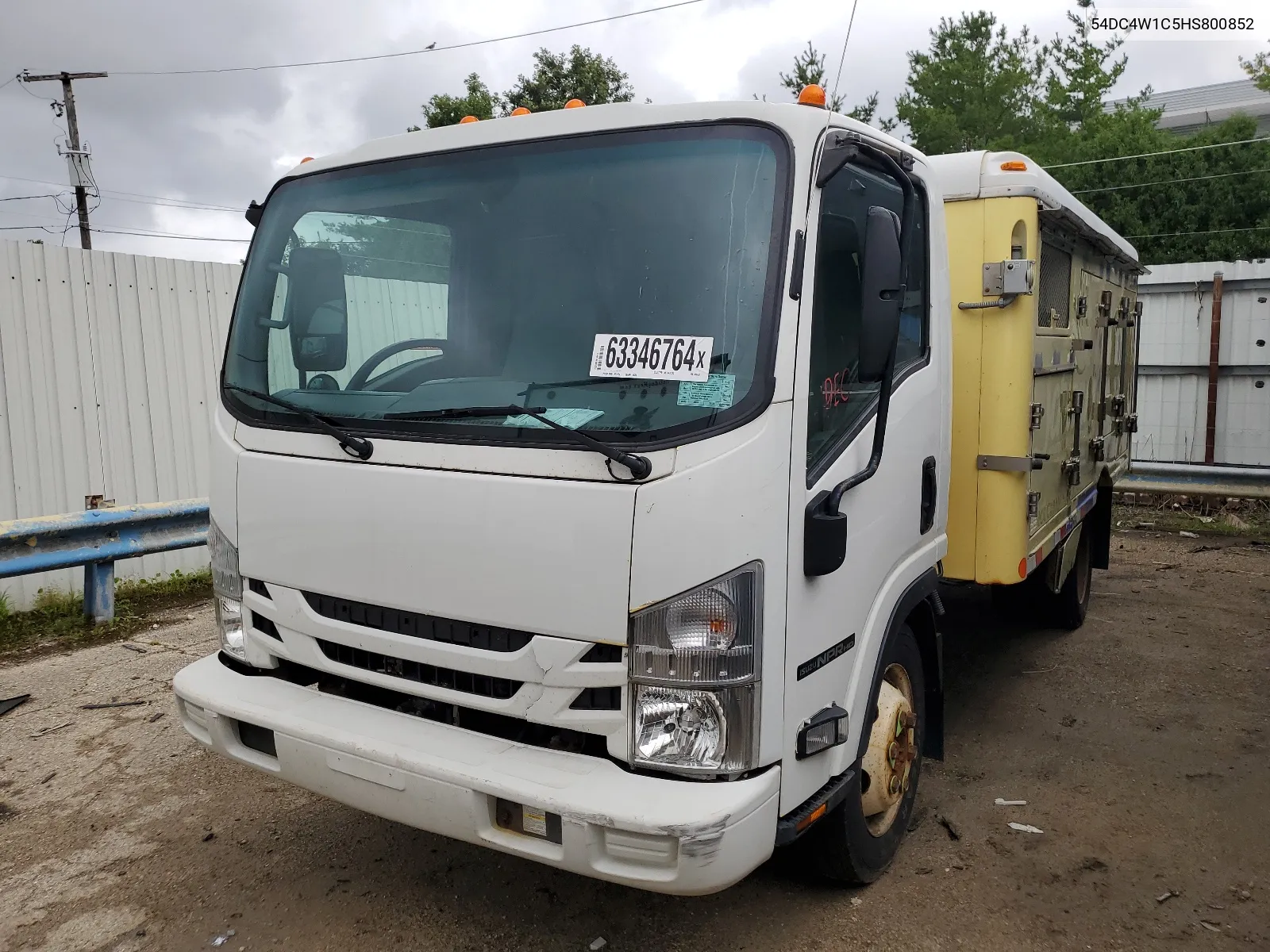 2017 Isuzu Npr Hd VIN: 54DC4W1C5HS800852 Lot: 63346764