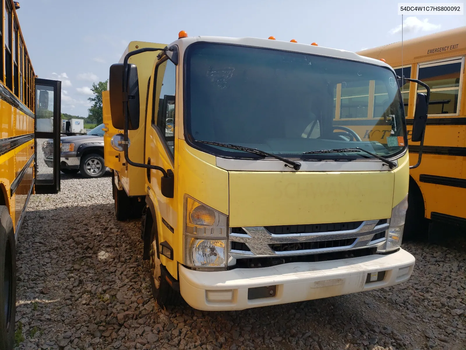 2017 Isuzu Npr Hd VIN: 54DC4W1C7HS800092 Lot: 63996394