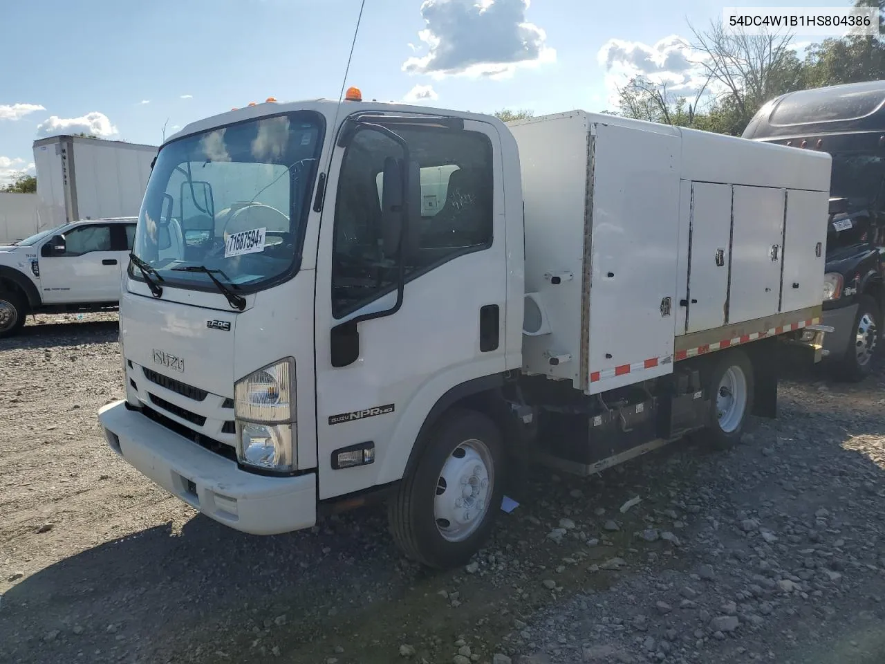 2017 Isuzu Npr Hd VIN: 54DC4W1B1HS804386 Lot: 71687594