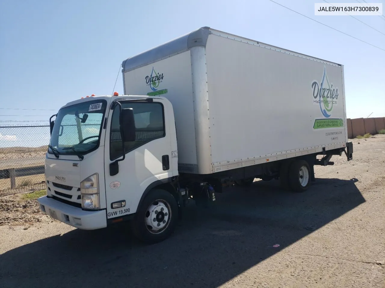 2017 Isuzu Nrr VIN: JALE5W163H7300839 Lot: 74038624