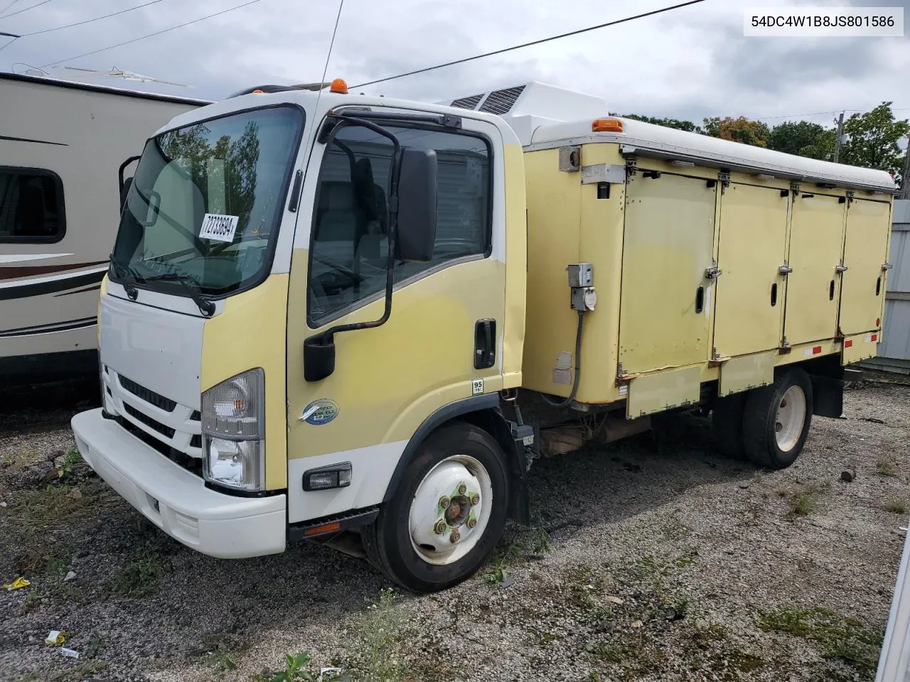 2018 Isuzu Npr Hd VIN: 54DC4W1B8JS801586 Lot: 72733694