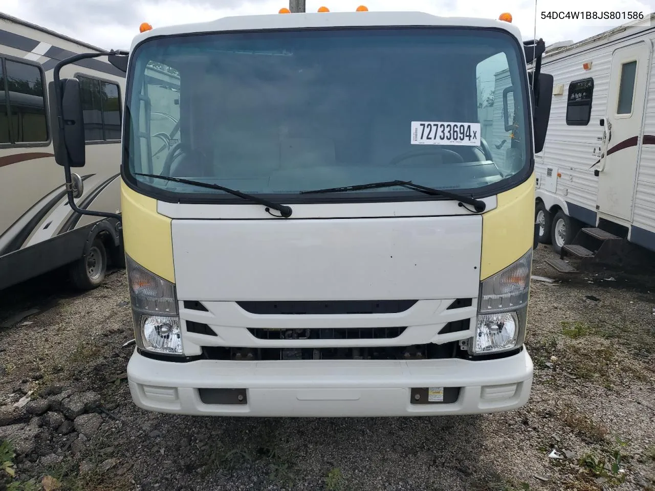 2018 Isuzu Npr Hd VIN: 54DC4W1B8JS801586 Lot: 72733694