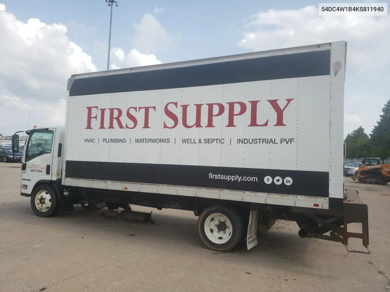 2019 Isuzu Npr Hd VIN: 54DC4W1B4KS811940 Lot: 58960014