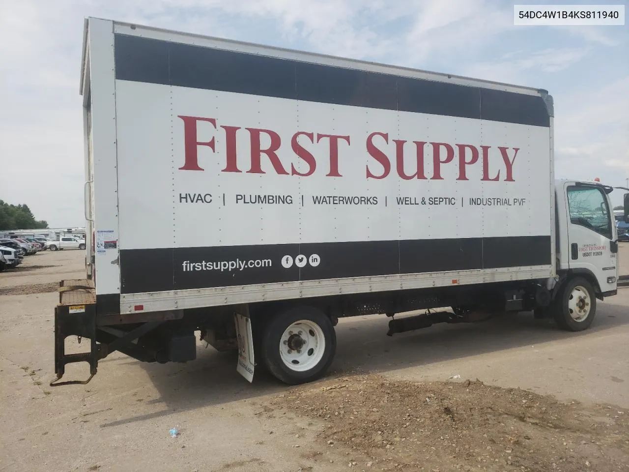 2019 Isuzu Npr Hd VIN: 54DC4W1B4KS811940 Lot: 58960014