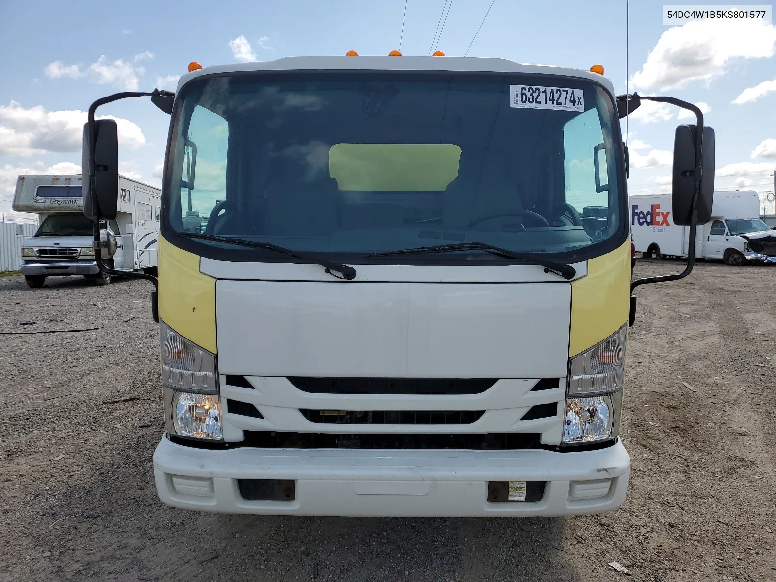 2019 Isuzu Npr Hd VIN: 54DC4W1B5KS801577 Lot: 63214274