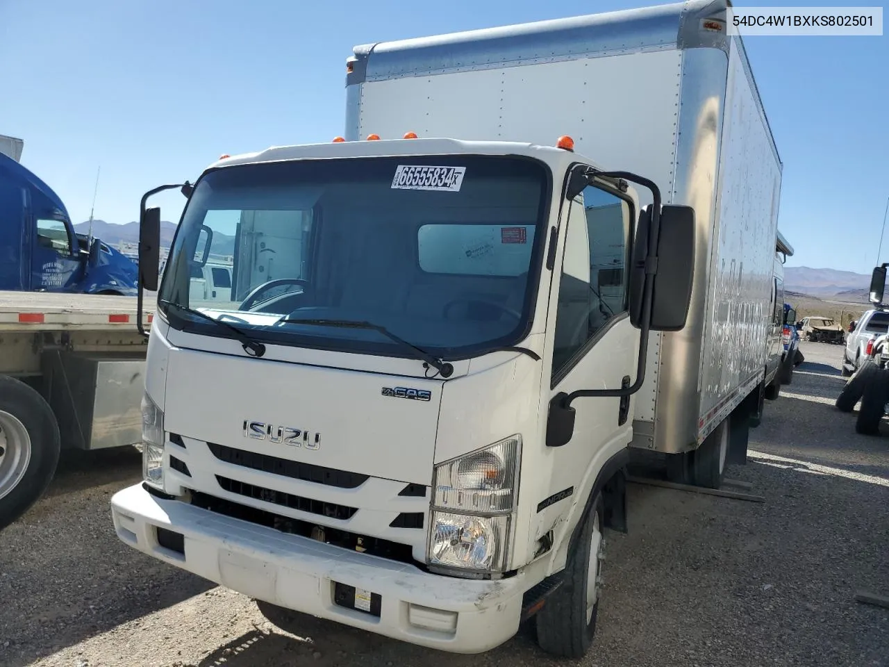 2019 Isuzu Npr Hd VIN: 54DC4W1BXKS802501 Lot: 75109284