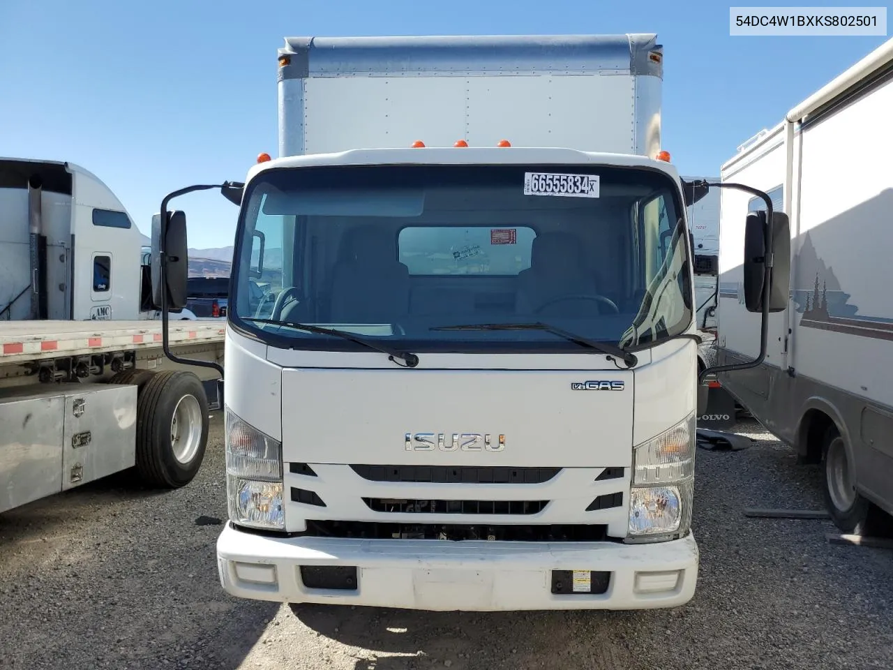 2019 Isuzu Npr Hd VIN: 54DC4W1BXKS802501 Lot: 75109284