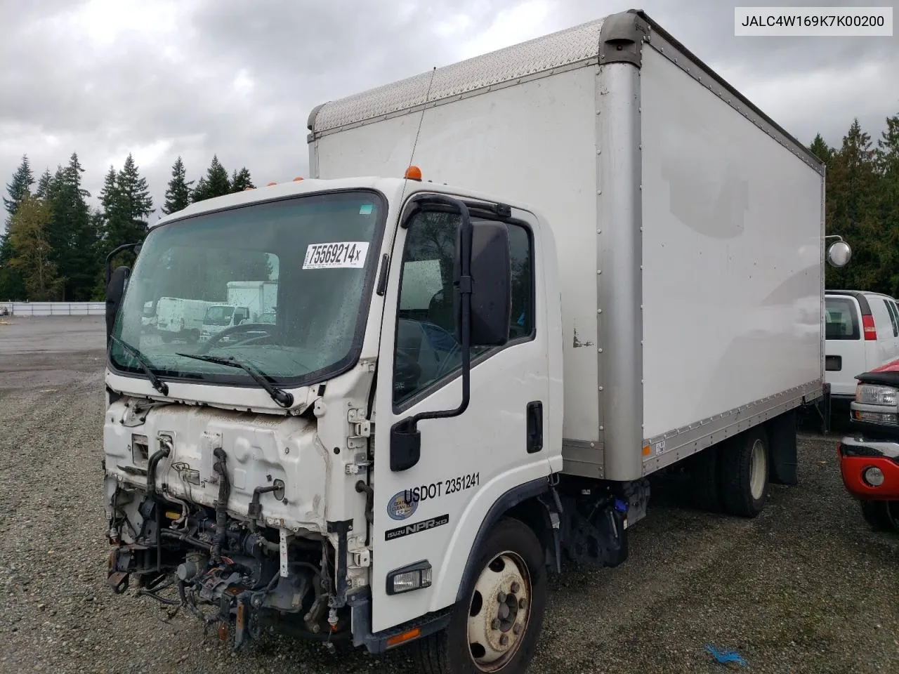 2019 Isuzu Npr Xd VIN: JALC4W169K7K00200 Lot: 75569214