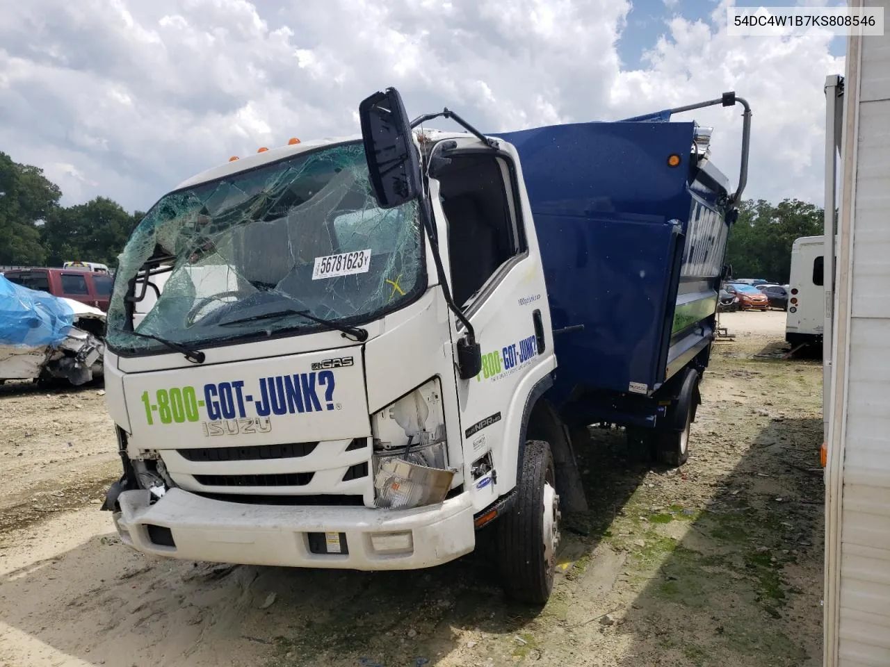 2019 Isuzu Npr Hd VIN: 54DC4W1B7KS808546 Lot: 75813434