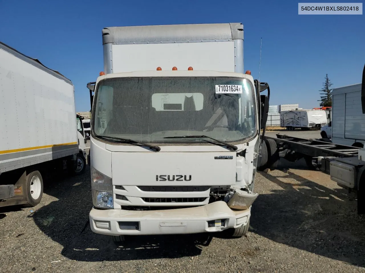 2020 Isuzu Npr Hd VIN: 54DC4W1BXLS802418 Lot: 71031634