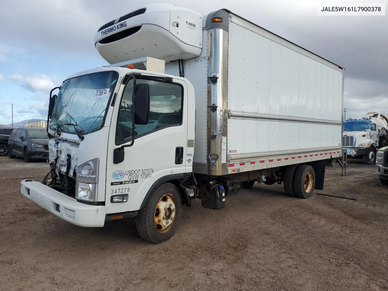 2020 Isuzu Nqr VIN: JALE5W161L7900378 Lot: 78758674