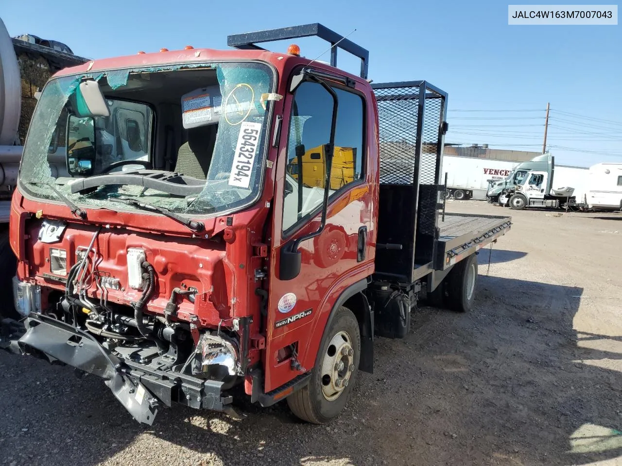 2021 Isuzu Npr Hd VIN: JALC4W163M7007043 Lot: 64912904