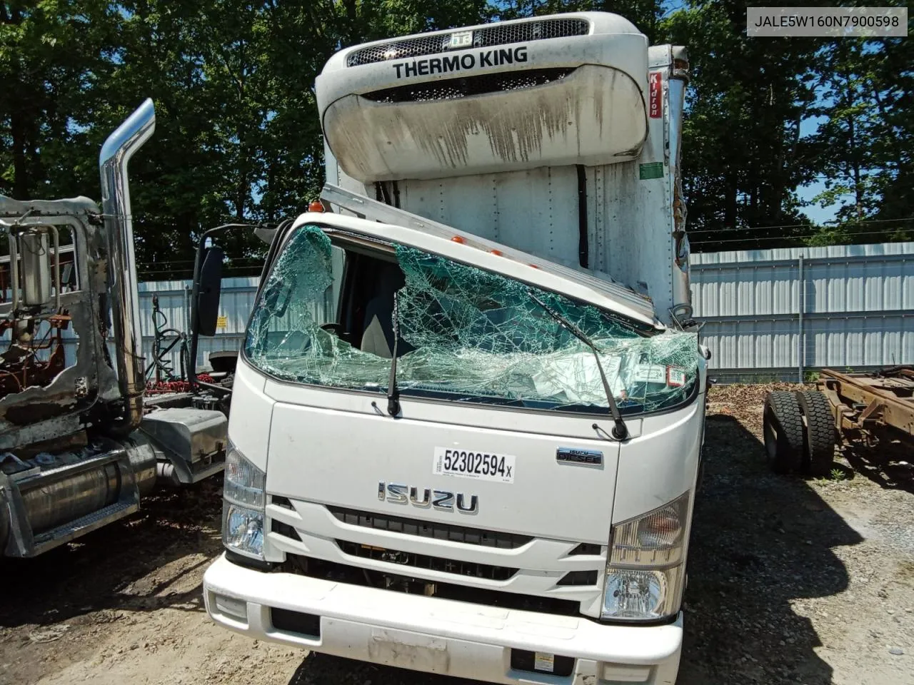 2022 Isuzu Nqr VIN: JALE5W160N7900598 Lot: 52302594