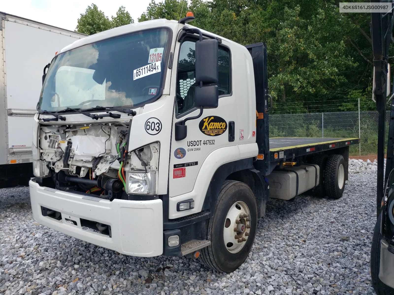 4DK6S161JSG00987 2022 Isuzu Ftr