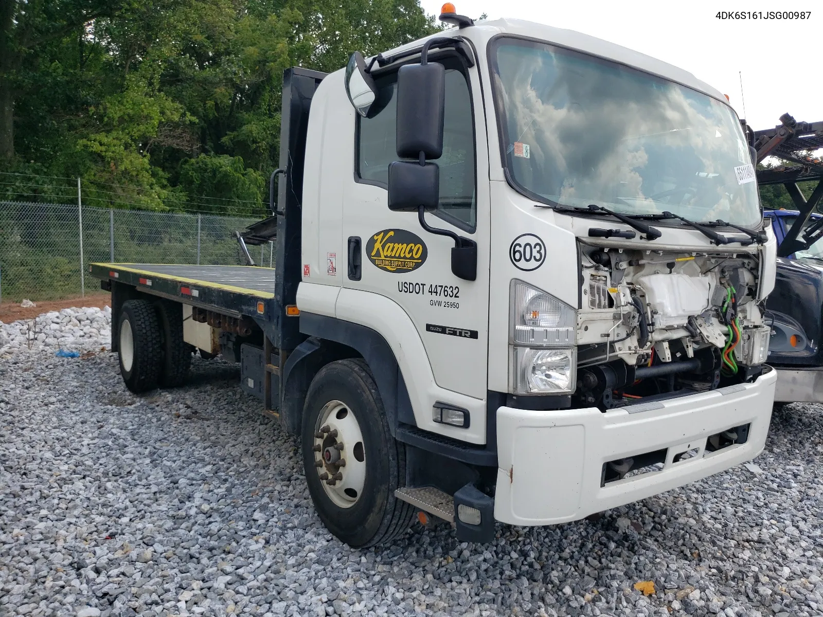 4DK6S161JSG00987 2022 Isuzu Ftr