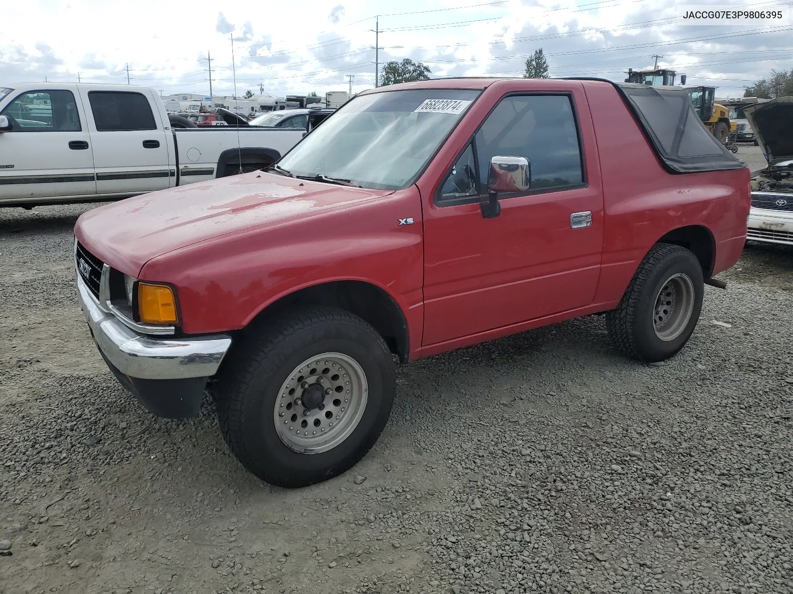 1993 Isuzu Amigo VIN: JACCG07E3P9806395 Lot: 66823874