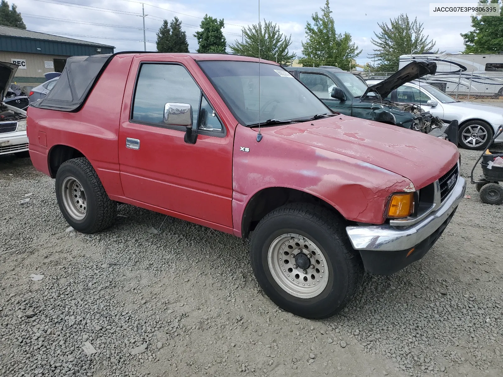 1993 Isuzu Amigo VIN: JACCG07E3P9806395 Lot: 66823874