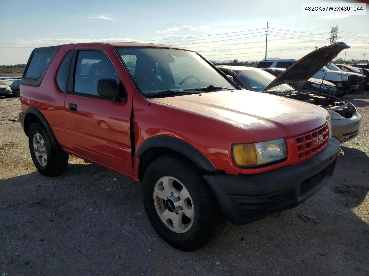 1999 Isuzu Amigo VIN: 4S2CK57W3X4301044 Lot: 75758024