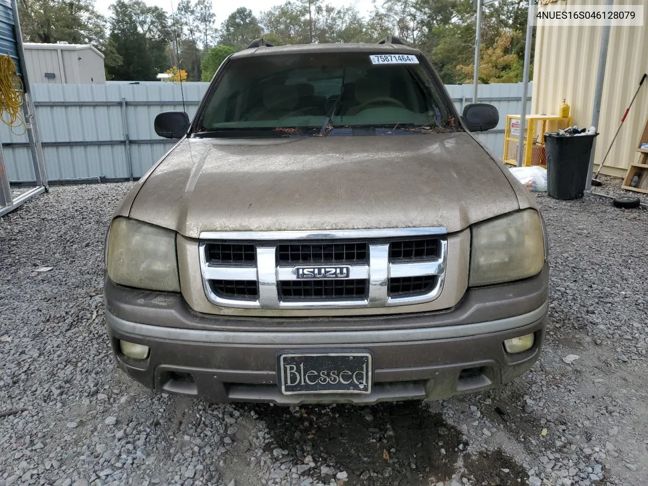 2004 Isuzu Ascender S VIN: 4NUES16S046128079 Lot: 75871464