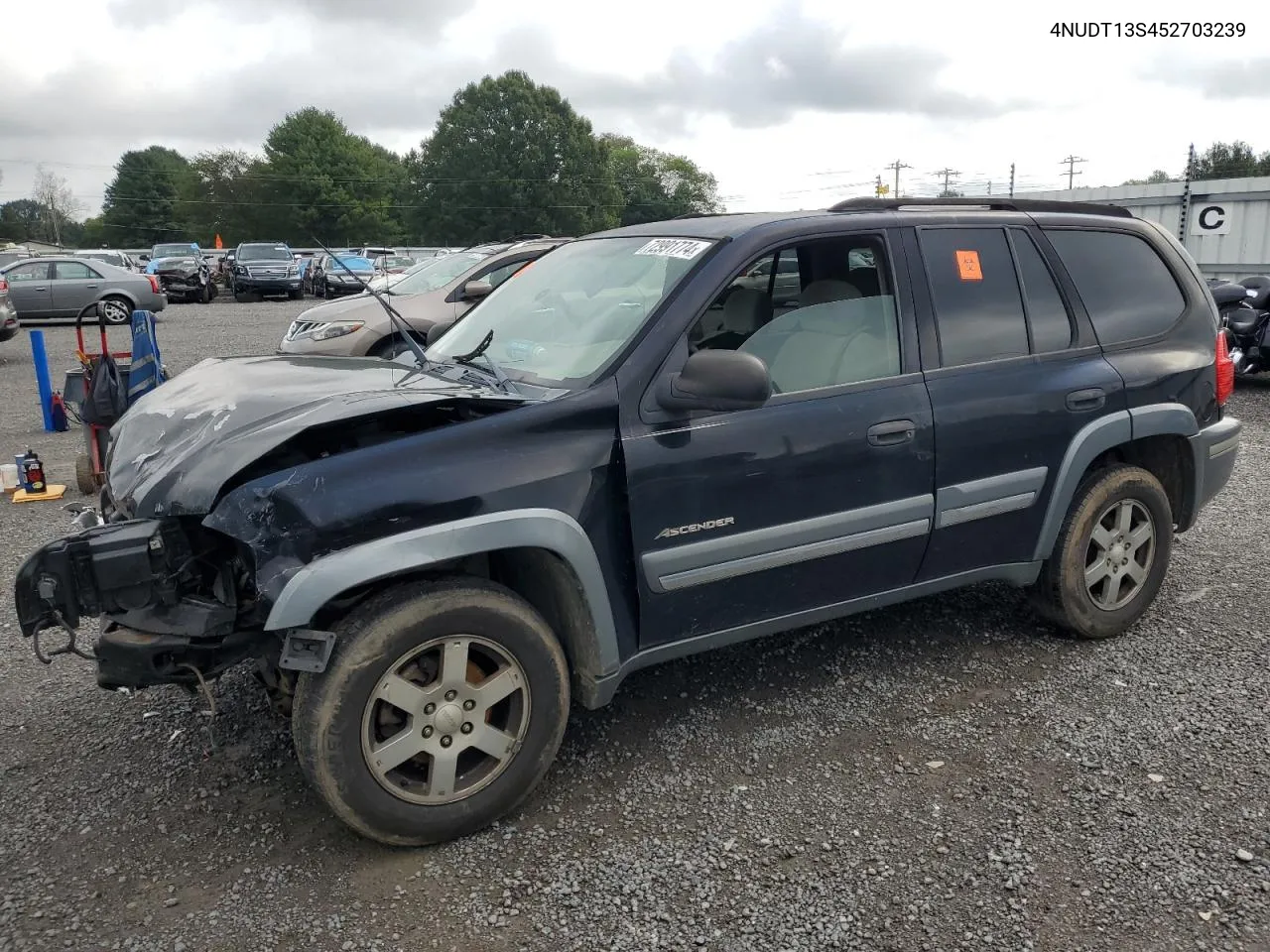 2005 Isuzu Ascender S VIN: 4NUDT13S452703239 Lot: 72991774