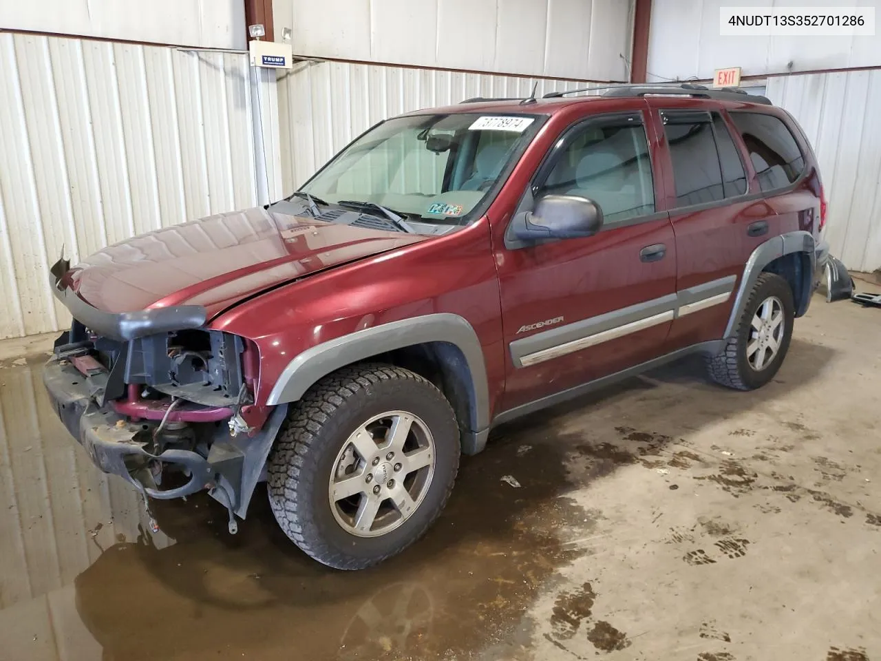 2005 Isuzu Ascender S VIN: 4NUDT13S352701286 Lot: 73778974