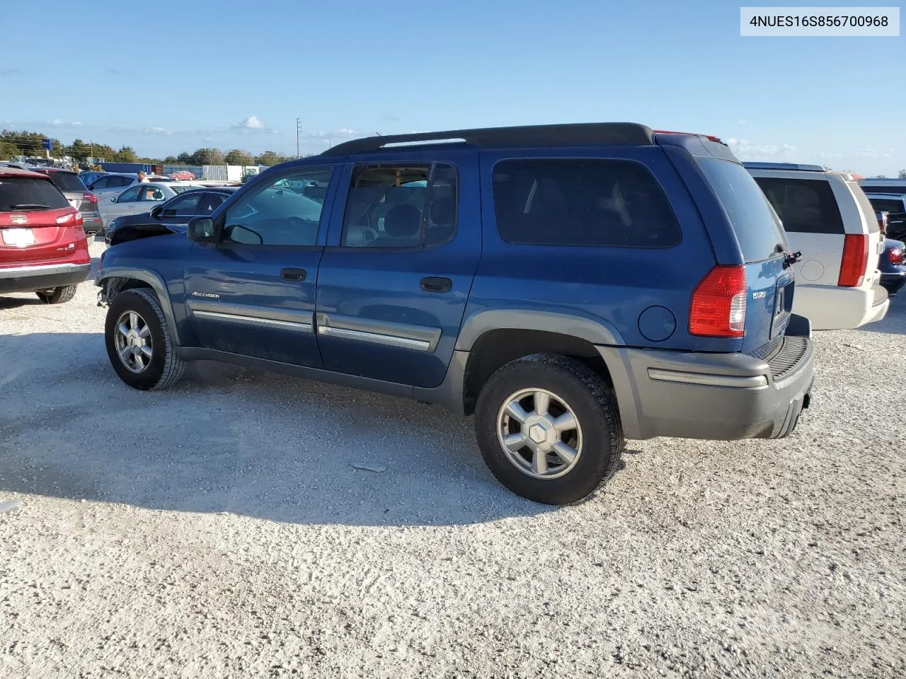 2005 Isuzu Ascender S VIN: 4NUES16S856700968 Lot: 78008744