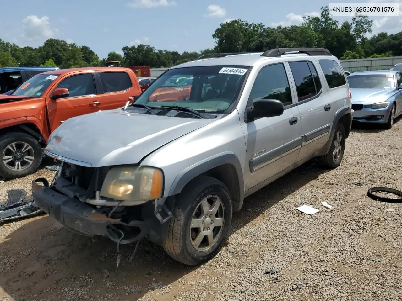 2006 Isuzu Ascender S VIN: 4NUES16S566701576 Lot: 64504984