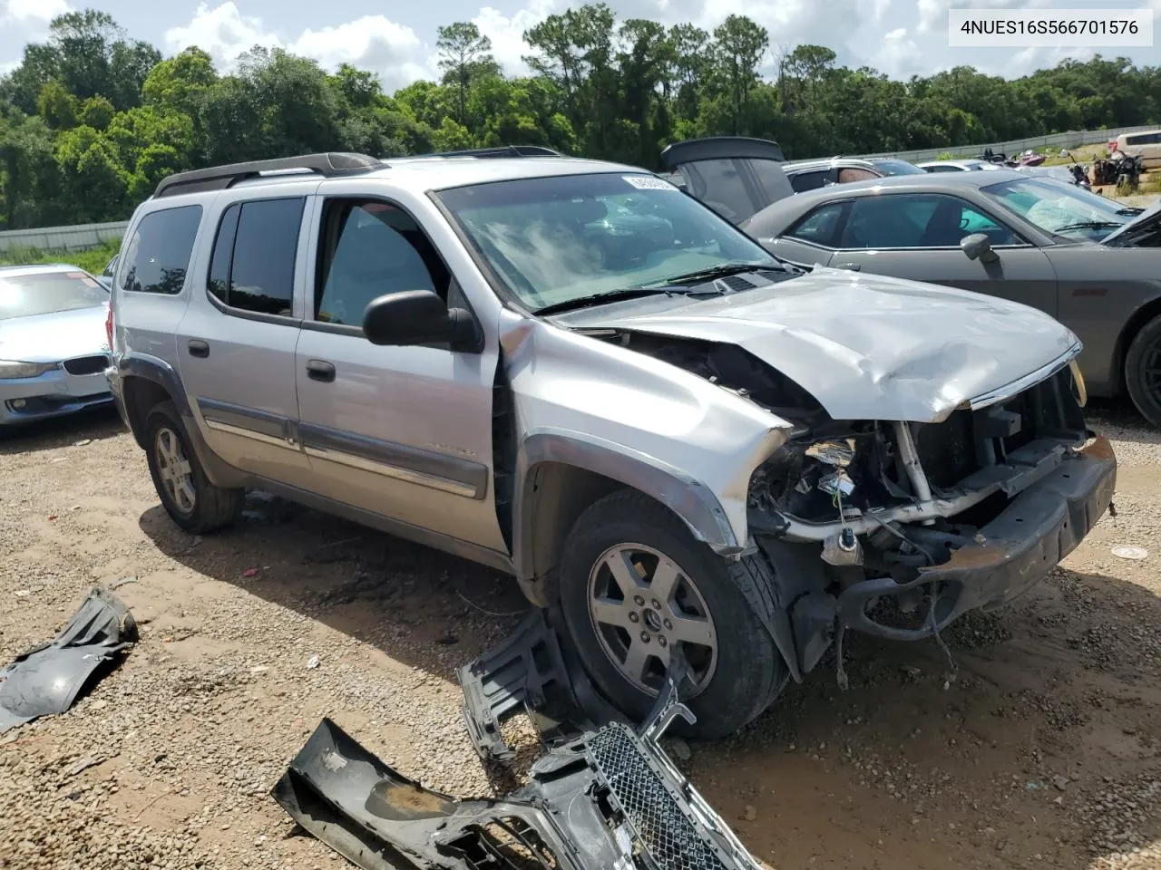 2006 Isuzu Ascender S VIN: 4NUES16S566701576 Lot: 64504984