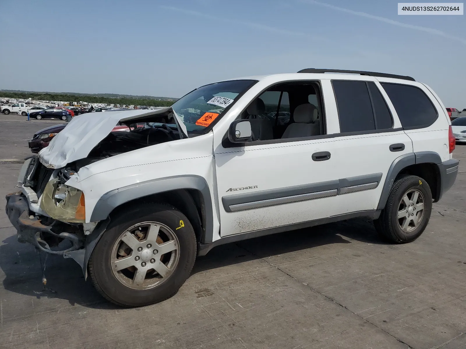 2006 Isuzu Ascender S VIN: 4NUDS13S262702644 Lot: 65747394