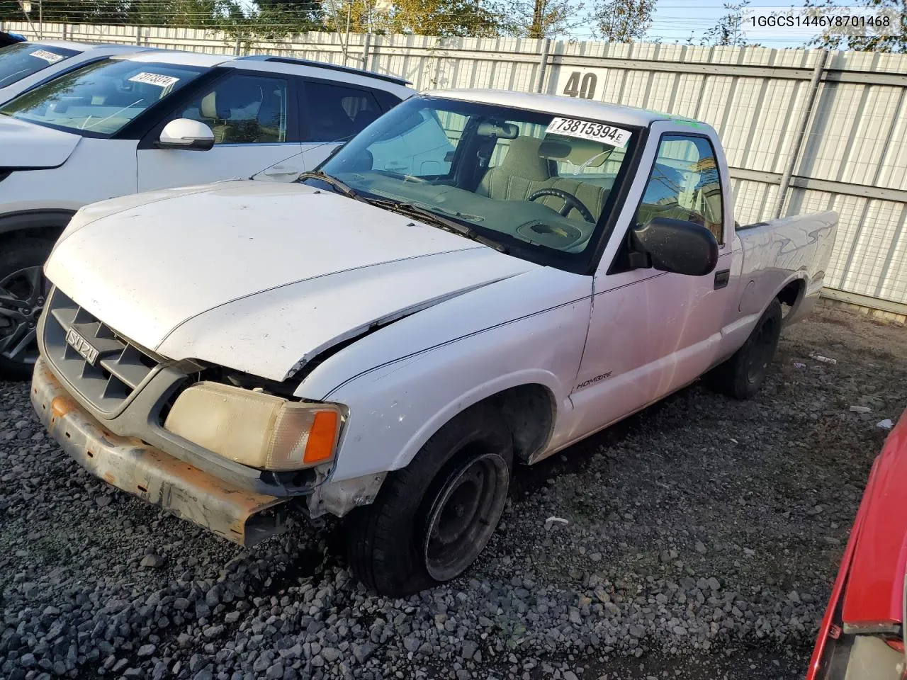 2000 Isuzu Hombre VIN: 1GGCS1446Y8701468 Lot: 73815394