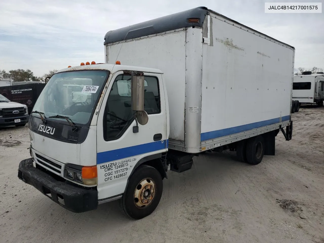 2001 Isuzu Npr VIN: JALC4B14217001575 Lot: 75864744