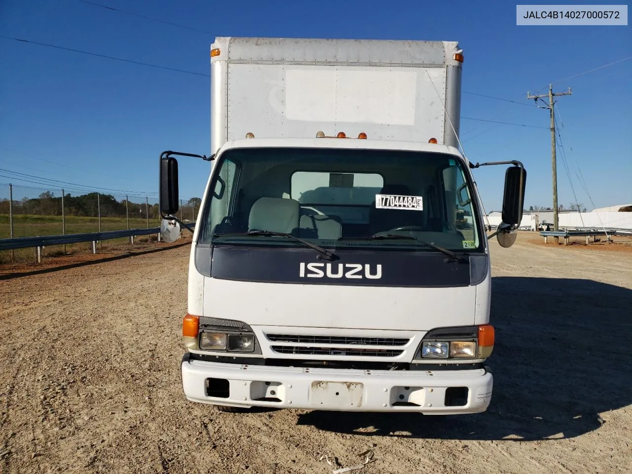 2002 Isuzu Npr VIN: JALC4B14027000572 Lot: 77044484