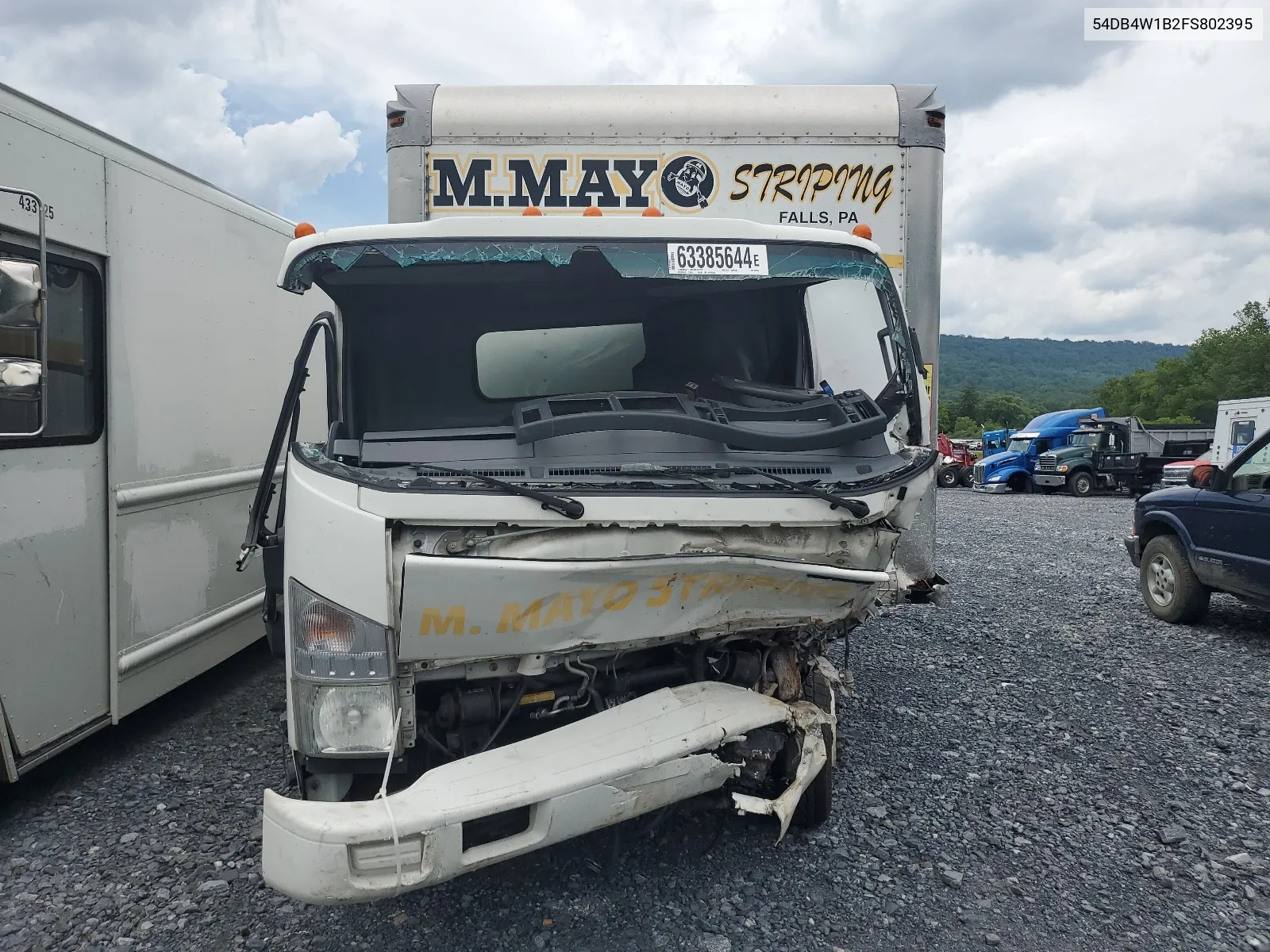 2015 Isuzu Npr VIN: 54DB4W1B2FS802395 Lot: 63385644