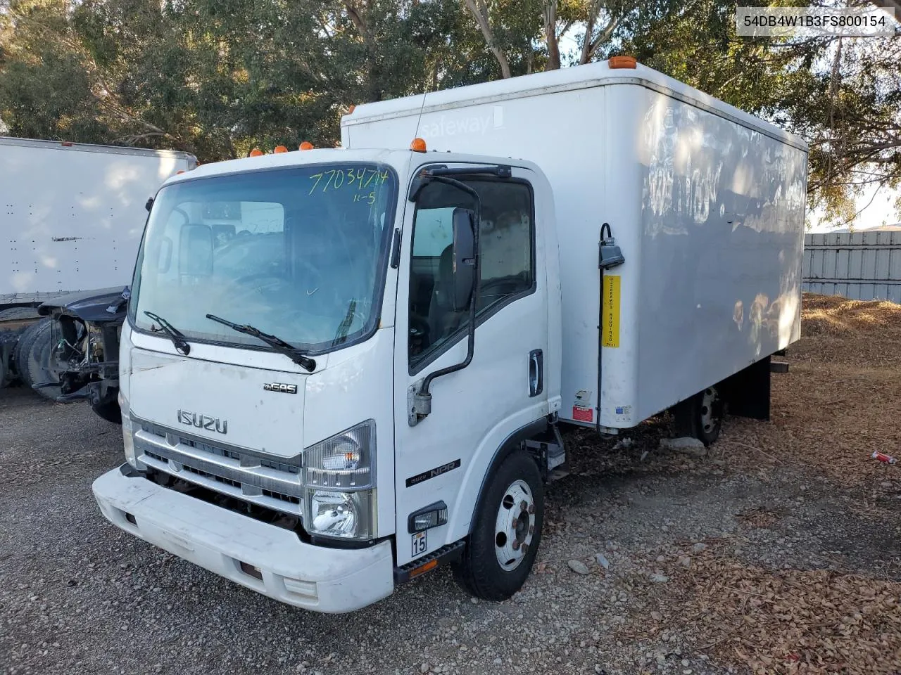 2015 Isuzu Npr VIN: 54DB4W1B3FS800154 Lot: 77039714