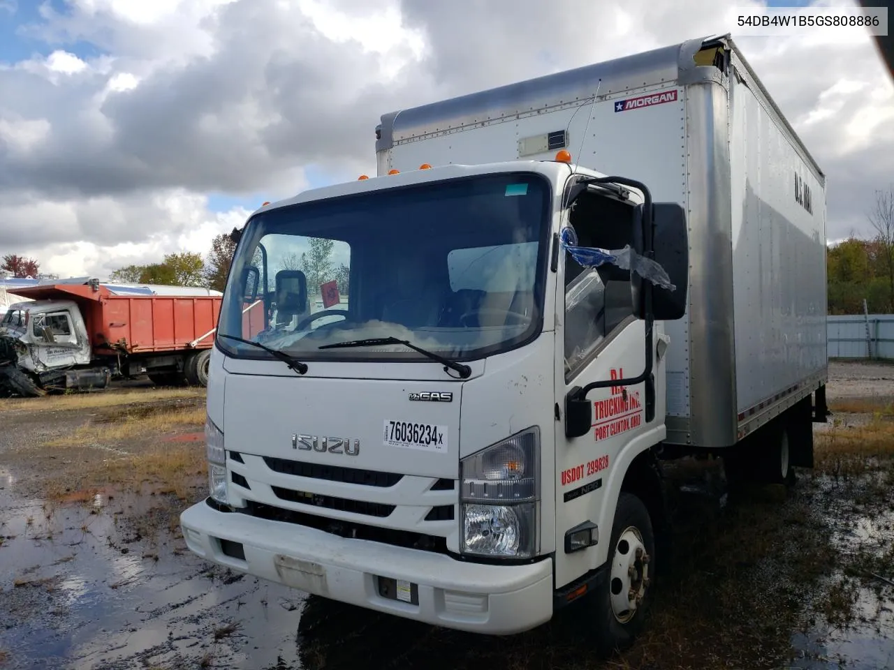 2016 Isuzu Npr VIN: 54DB4W1B5GS808886 Lot: 76036234