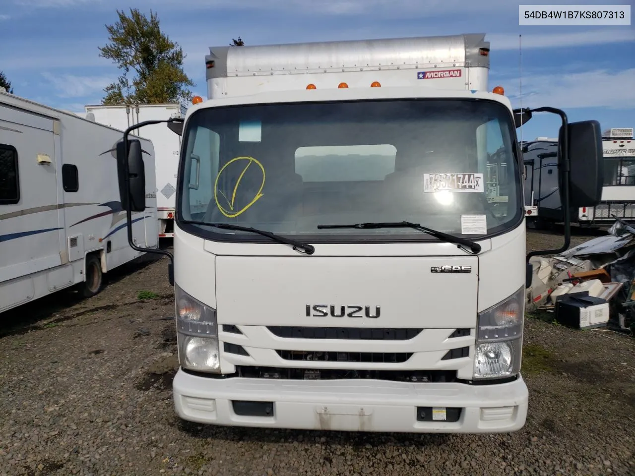 2019 Isuzu Npr VIN: 54DB4W1B7KS807313 Lot: 73521744