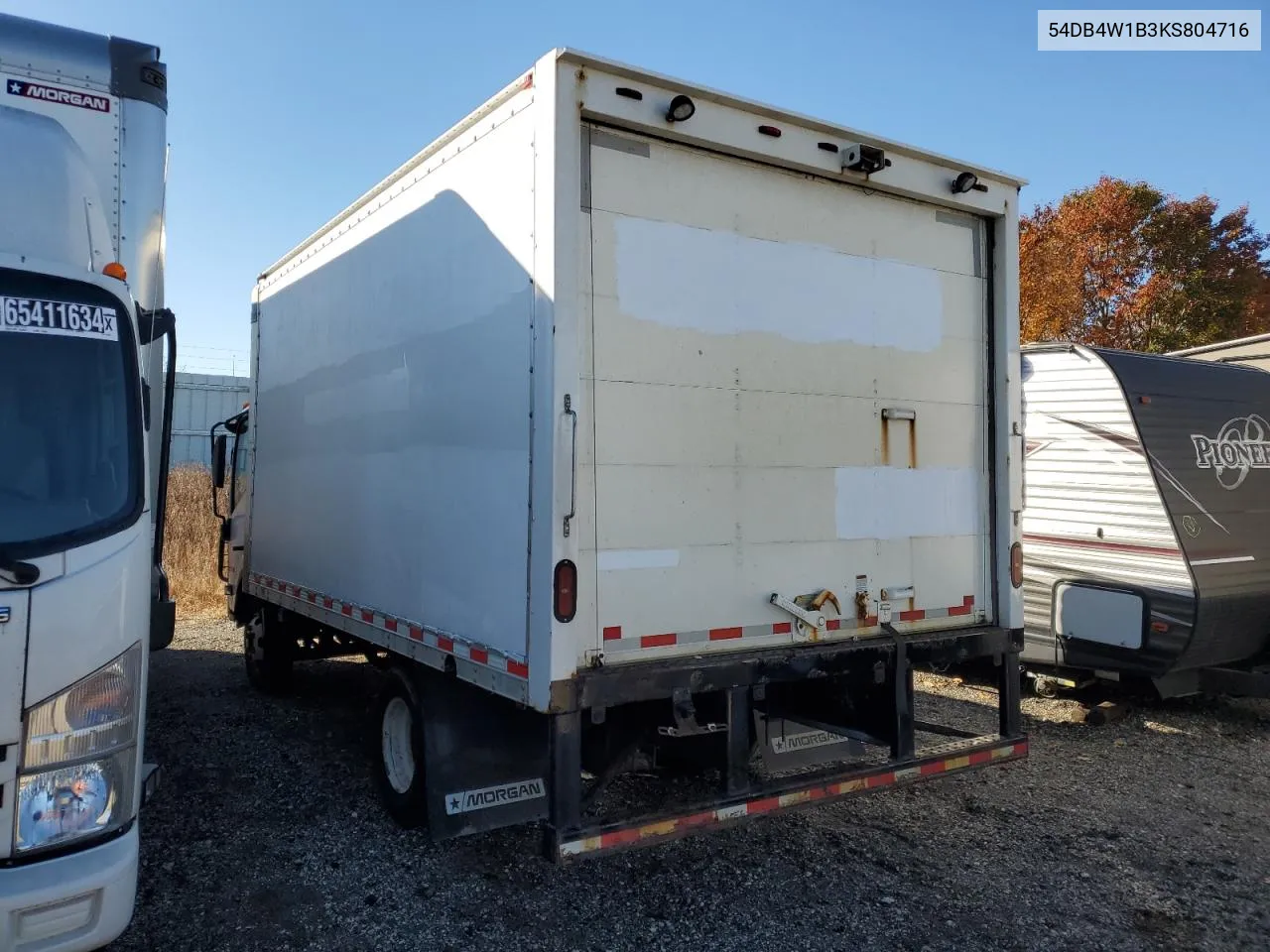 2019 Isuzu Npr VIN: 54DB4W1B3KS804716 Lot: 74533734