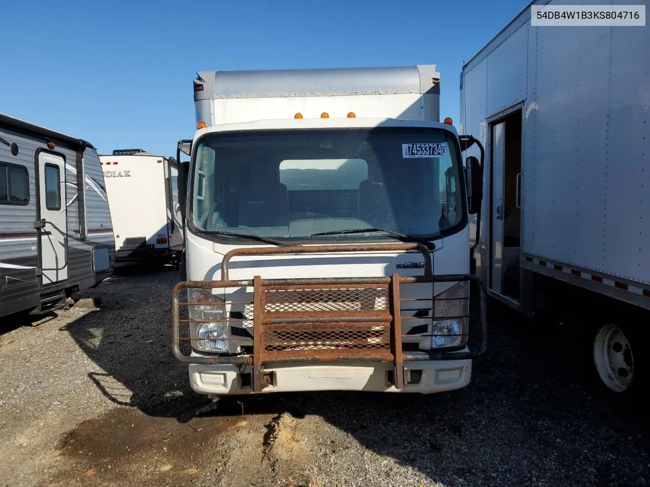 2019 Isuzu Npr VIN: 54DB4W1B3KS804716 Lot: 74533734