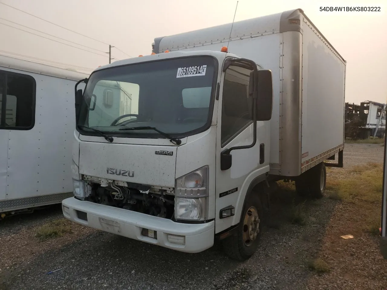 2019 Isuzu Npr VIN: 54DB4W1B6KS803222 Lot: 74640154