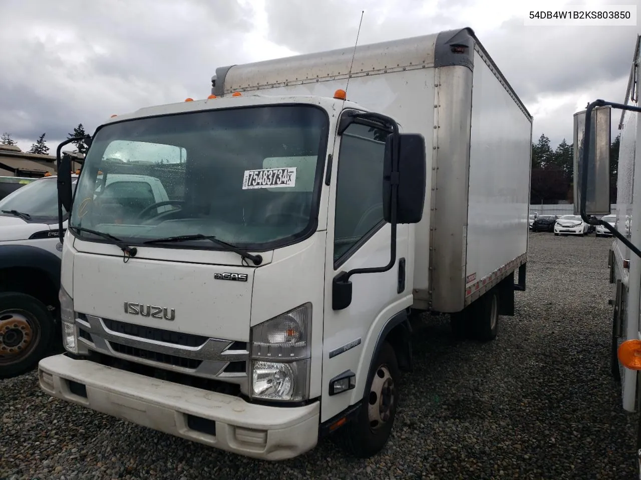 2019 Isuzu Npr VIN: 54DB4W1B2KS803850 Lot: 75483734