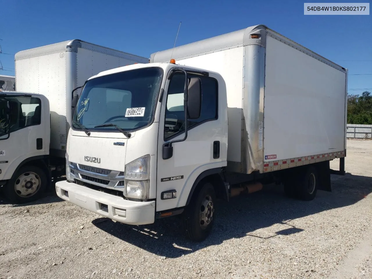 2019 Isuzu Npr VIN: 54DB4W1B0KS802177 Lot: 77916854