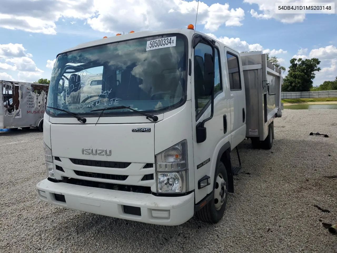 2021 Isuzu Npr VIN: 54DB4J1D1MS203148 Lot: 50500334