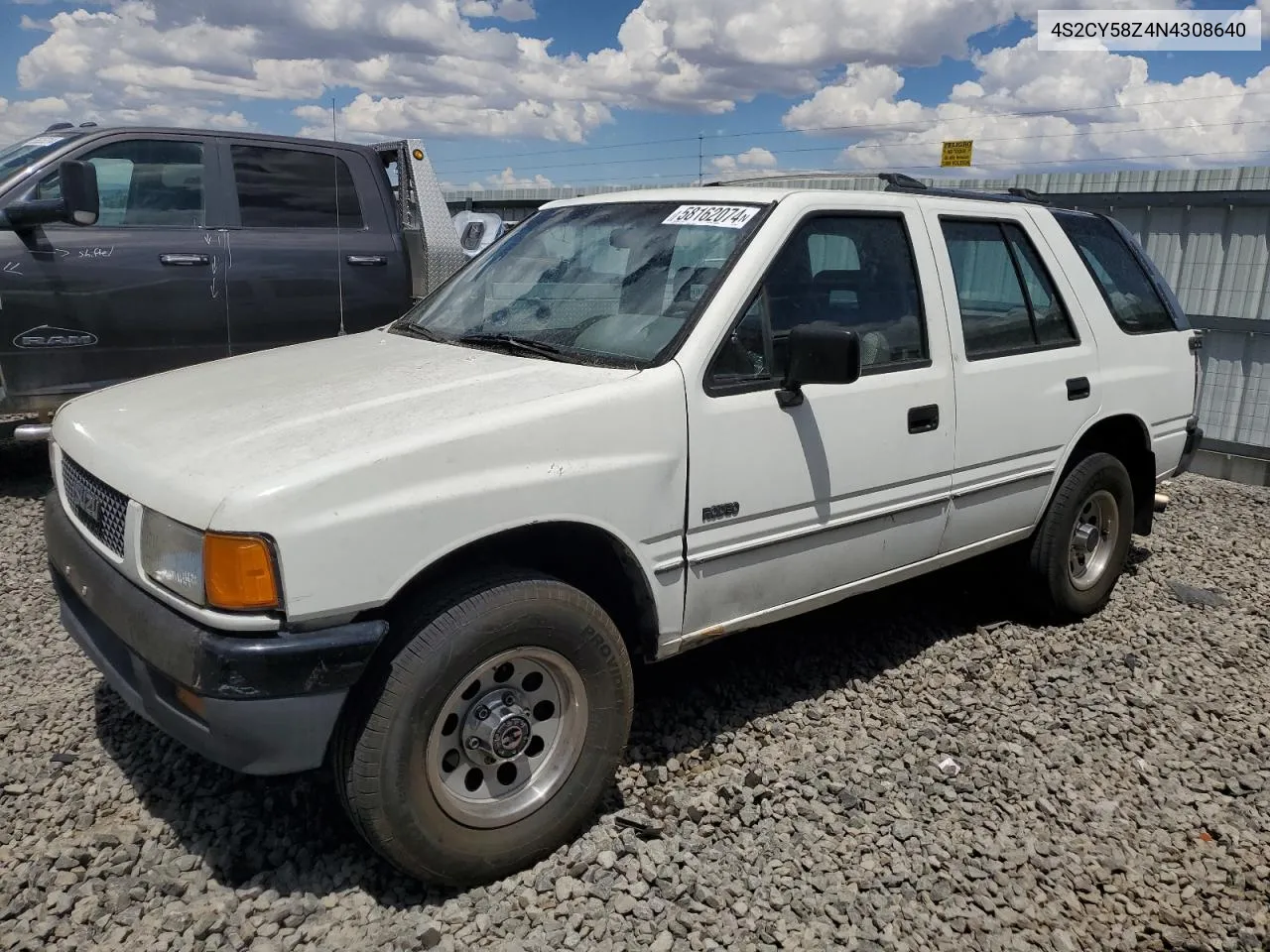 1992 Isuzu Rodeo S VIN: 4S2CY58Z4N4308640 Lot: 70823954